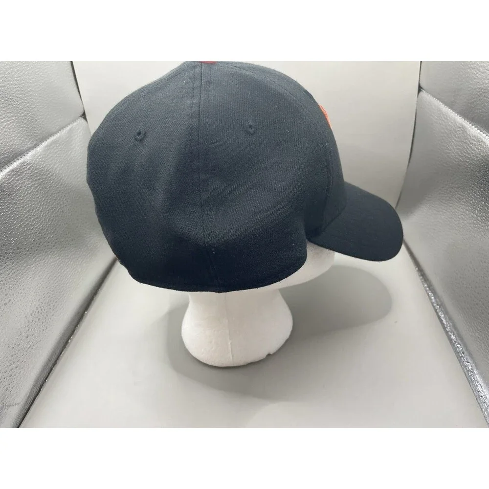 New Era 39Thirty San Francisco Giants Stretch Hat Black Orange Mens XL 2XL Black